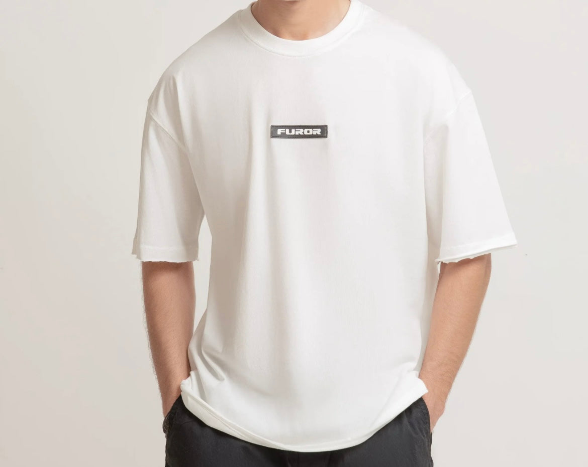 Men's Oversized T-Shirt - Off White Box Logo