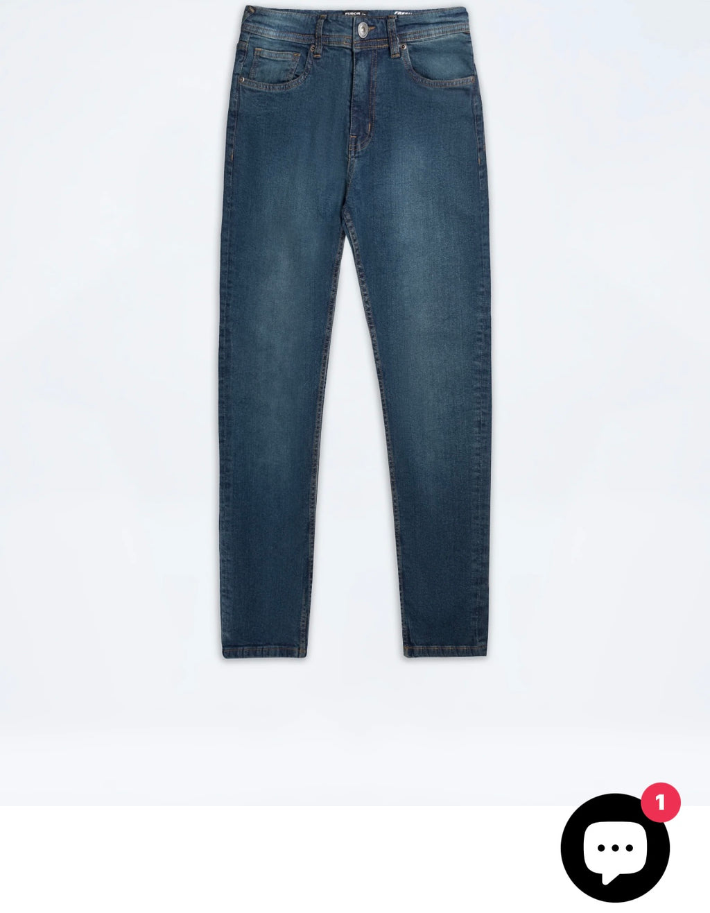 Men's Slim Fit Dark Blue Stretch Denim Jeans – Mid Rise 5-Pocket Casual Wear